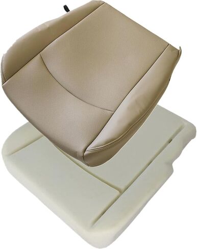 GXARTS Driver Side Bottom Replacement Microfiber Leather Seat Cover and Foam Cushion Pad Compatible with Dodge Ram 1500 2500 3500 4500 5500 Laramie 2009 2010 2011 2012 in Kuwait