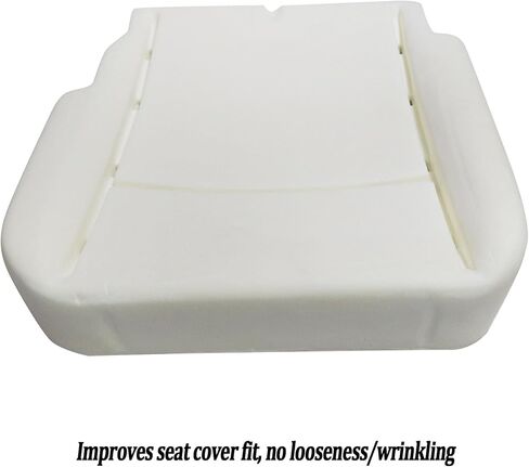 GXARTS Driver Side Bottom Replacement Microfiber Leather Seat Cover and Foam Cushion Pad Compatible with Dodge Ram 1500 2500 3500 4500 5500 Laramie 2009 2010 2011 2012 in Kuwait