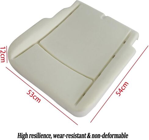 GXARTS Driver Side Bottom Replacement Microfiber Leather Seat Cover and Foam Cushion Pad Compatible with Dodge Ram 1500 2500 3500 4500 5500 Laramie 2009 2010 2011 2012 in Kuwait