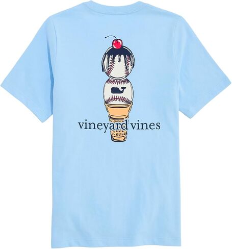 Vineyard Vines Boys' Boys' Baseball Ice Cream Cone Short-Sleeve Pocket Tee in Saudi Arabia