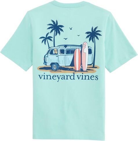 Vineyard Vines Boys' Boys' Pup and Surf Van Short-Sleeve Pocket Tee in Saudi Arabia