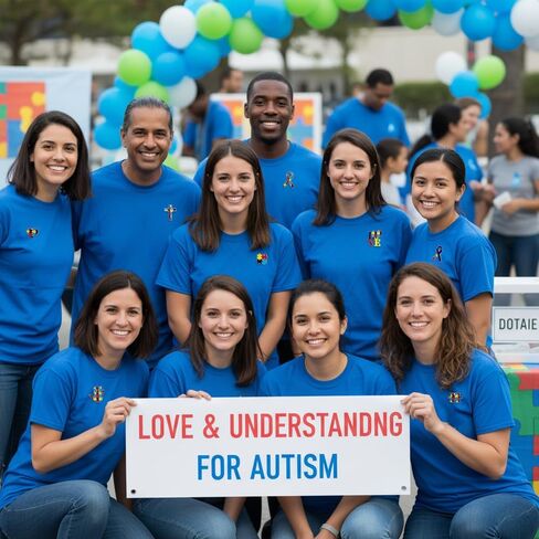Autism Awareness Brooch Pins Colorful Autism Puzzle Piece Cross Heart Ribbon Design Inspirational Lapel Pin for Clothes Backpacks Accessories in Saudi Arabia