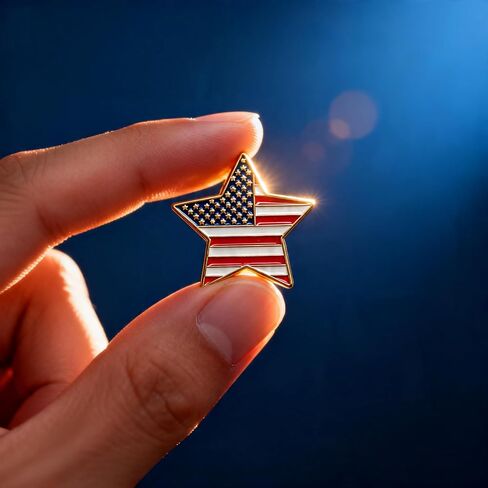 6/12/24/48 Pack American Flag Pins – Patriotic USA Flag Lapel Pins Set, Enamel American Lapel Pin for Men Women, 4th of July Memorial Day Veterans Day Gift in Saudi Arabia