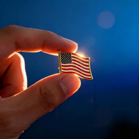 6/12/24/48 Pack American Flag Pins – Patriotic USA Flag Lapel Pins Set, Enamel American Lapel Pin for Men Women, 4th of July Memorial Day Veterans Day Gift in Saudi Arabia