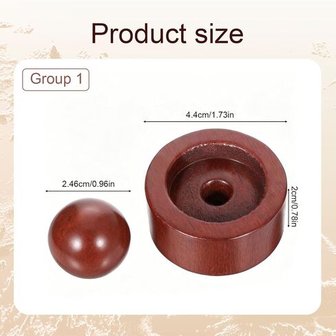 Walnut Wood Passive Essential Oil Diffuser | Natural Walnut Wood, Passive Waterless Design, Compact Round Shape, Cordless and Portable, for Car, Desk, Office, or Travel in Kuwait