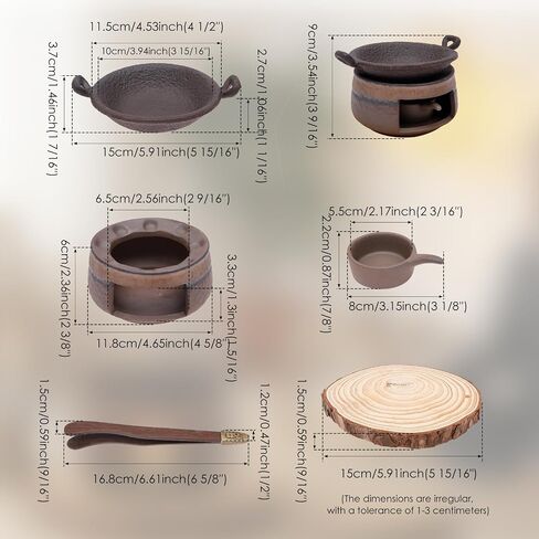 Ceramic Aromatherapy Burner, Incense Burner Kit with Clip and Pine Pad, Essential Oil Burner, Zen Incense Holder for Home Fragrance, Meditation, Relaxation & Bedroom Decor in Saudi Arabia