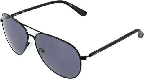 Calvin Klein CK19314S Aviator Sunglasses, Black/Black/Grey, 60 mm in Kuwait