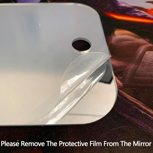 Shower Mirror Fogless for Shaving,(Medium 8.1x6.1 Inch) Anti Fog Shaving Mirror Holder NO-Drilling, No Fog Free Waterproof,Small Wall Mounted Bathroom Accessories Camping Hanging in Saudi Arabia