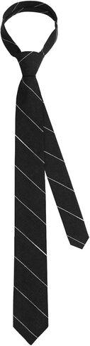 Striped Tie for Men, Cotton Men's Tie 2.36'' Skinny Linen Mens Neckties for Graduation Business Banquet Weddings in Saudi Arabia