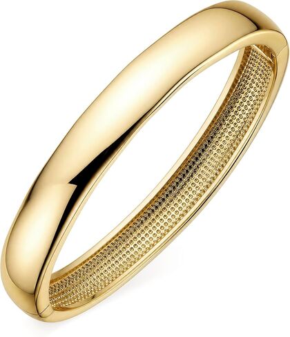 Gold Bangle Bracelets For Women,14k Gold Filled Bangle Bracelets,Chunky Hinged Bangle Bracelet,Bangle Bracelets Non Tarnish, Jewelry For Women Mothers Valentines Christmas in Saudi Arabia