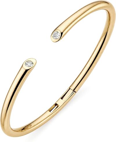 Gold Bangle Bracelets For Women,14k Gold Filled Bangle Bracelets,Chunky Hinged Bangle Bracelet,Bangle Bracelets Non Tarnish, Jewelry For Women Mothers Valentines Christmas in Saudi Arabia