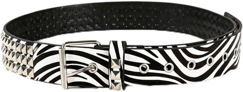 Leather Belt Punk Rock Pyramid Stud Goth Style Casual Fashion Thick Gothic Studded Belts Women in Saudi Arabia