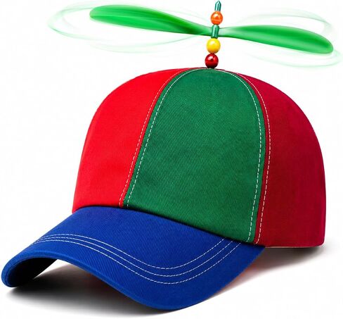 Funny Propeller Hat Baseball Cap: Fun Adult Helicopter Hats for Men, Novelty Crazy Hats for Adults with Spinning Blade in Saudi Arabia