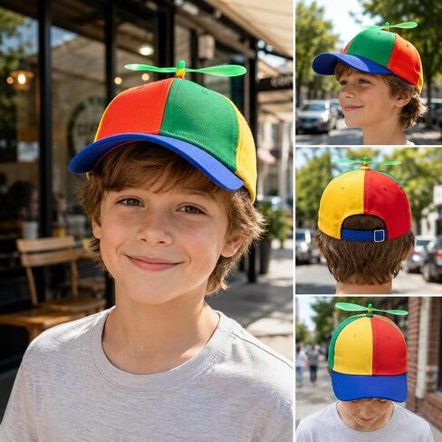 Funny Propeller Hat Baseball Cap: Fun Adult Helicopter Hats for Men, Novelty Crazy Hats for Adults with Spinning Blade in Saudi Arabia