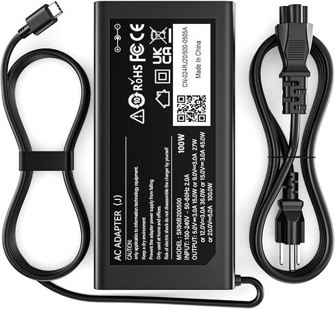 90W Charger for Dell Laptop Charger,USB C Charger for Dell Latitude 5420 3420 5530,Dell Precision 3470 3570 5770,Dell XPS 17 15 13 Dell Inspiron 15 3000 3502 3515 2in1 AC Adapter Power Supply Cord in Saudi Arabia