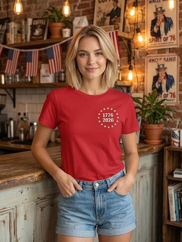 250 Anniversary USA Shirt Women 4th of July T-Shirts Patriotic Shirts 250 Years American Flag Graphic Tee Tops in Kuwait