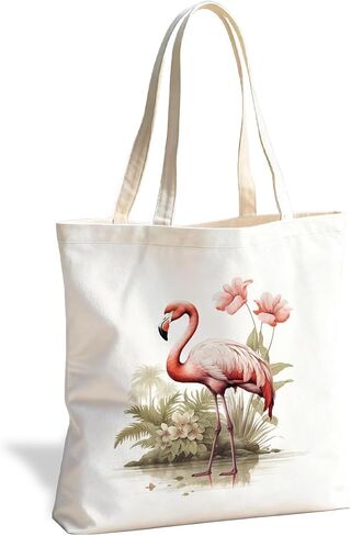 Funny Animal Canvas Tote Bag, Everyday Carryall for Shopping Work Library in Saudi Arabia