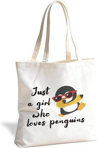 Funny Animal Canvas Tote Bag, Everyday Carryall for Shopping Work Library in Saudi Arabia