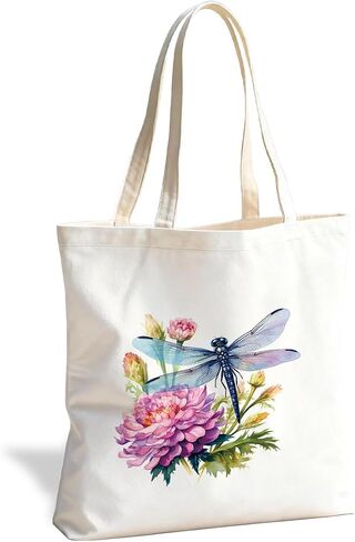 Funny Animal Canvas Tote Bag, Everyday Carryall for Shopping Work Library in Saudi Arabia