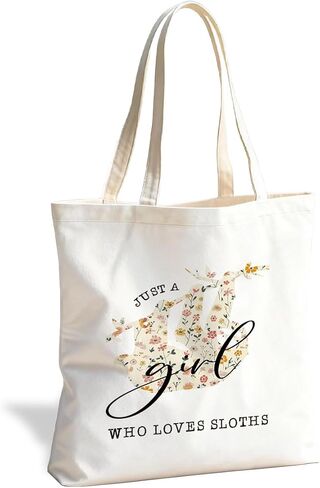 Funny Animal Canvas Tote Bag, Everyday Carryall for Shopping Work Library in Saudi Arabia