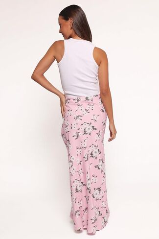 Petal & Pup Women's Evie-Maxi-Skirt-Pink-Floral in Kuwait