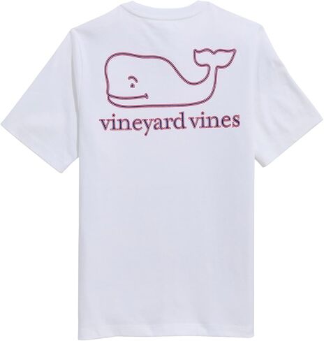 تي شيرت Vineyard Vines للأولاد بأكمام قصيرة وجيب مخطط للأولاد in Kuwait