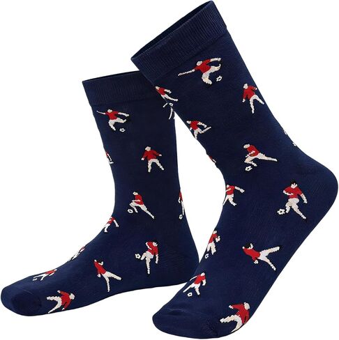 Dad Funny Soccer Socks for Fathers Day Birthday - Fathers Day Gift For Dad，Crazy Socks For Men Size 10-13 in Saudi Arabia