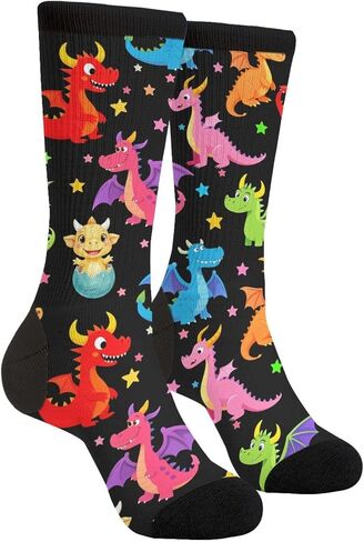 YISHOW Socks Gifts For Men Women Funny Novelty Dress Socks in Kuwait