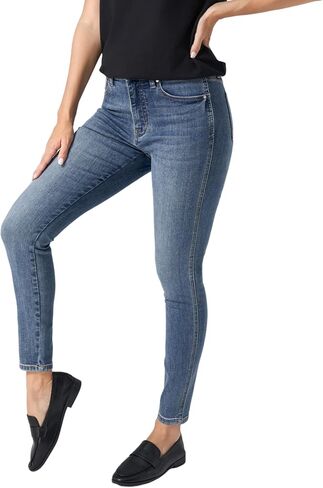 Ultra Stretch Butt Lifting High-Waisted Skinny Jeans for Women, Soft Denim Jeggings with Pockets in Saudi Arabia