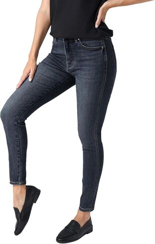 Ultra Stretch Butt Lifting High-Waisted Skinny Jeans for Women, Soft Denim Jeggings with Pockets in Saudi Arabia