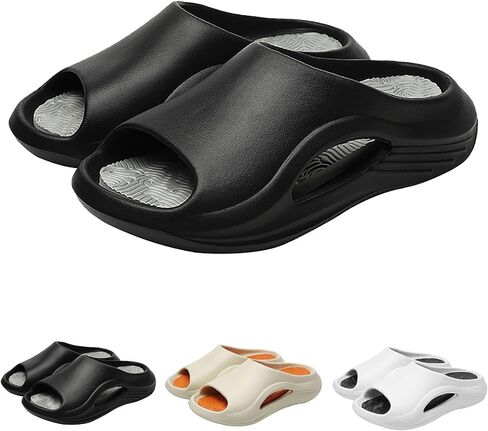 Orthopedic Sandals For Women And Men, Cloud Slides Arch Support Summer Recovery Slides Orthotic Pain Relief Pillow Soft Lightweight Cozy Thick Sole Slip On Plantar Fasciitis Slippers in Saudi Arabia