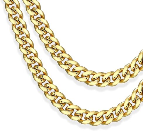JAXXON - Youth Cuban Link Chain - Gold & Silver, 16-18 inch in Saudi Arabia