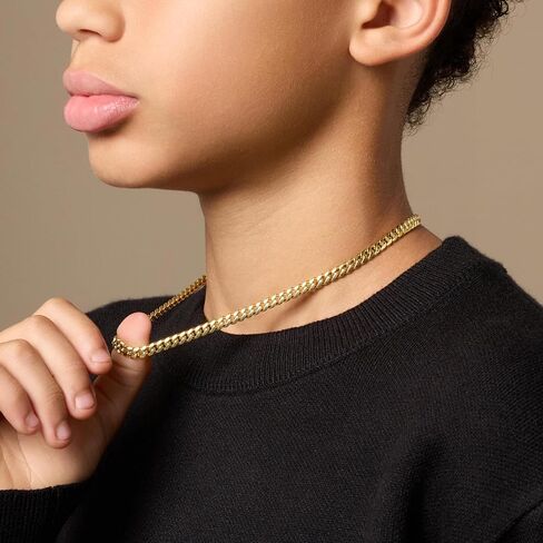 JAXXON - Youth Cuban Link Chain - Gold & Silver, 16-18 inch in Saudi Arabia