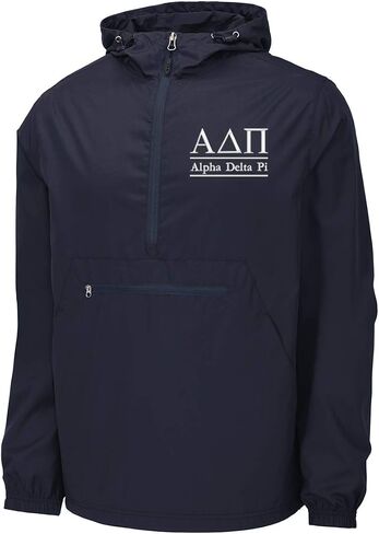 Alpha Delta Pi Windbreaker - Anorak Pullover Jacket - Quarter Zip in Kuwait