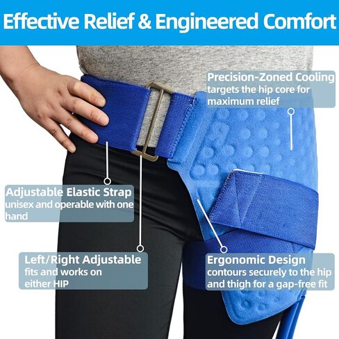 Cold Therapy Machine for Hip—Ice Machine for Hip After Surgery with Programmable Timer, Reduce Swelling After Hip Replacement, Fracture, or Trochanteric Pain, Cryotherapy Pain Relief, Compression Pad in Saudi Arabia