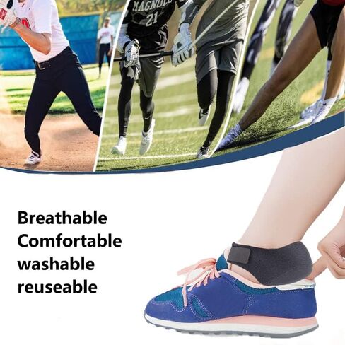 Heel Cushion, Gel Heel Cups for Heel Pain Plantar Fasciitis, Heel Protectors Heel Pads Great for Aching Feet,Tendinitis, Bone spur, Cracked Heel Repair,for Men & Women (Black) in Saudi Arabia