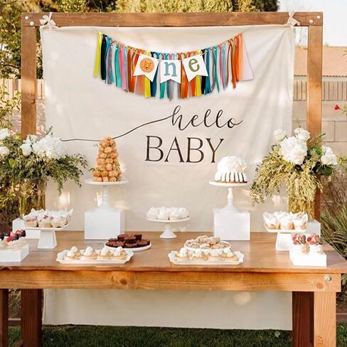 Gostman Wild One Lion High Chair Banner - Jungle Safari 1st Birthday Party Decoration, Lion Sign One Party Celebration Decor (lion one banner) in Saudi Arabia