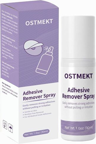 Medical Adhesive Remover Spray – No Sting Alcohol Free Ostomy Adhesive Remove,Gentle Adhesive Remover for Skin,Stoma,Mastectomy,Adhesive Tape in Kuwait