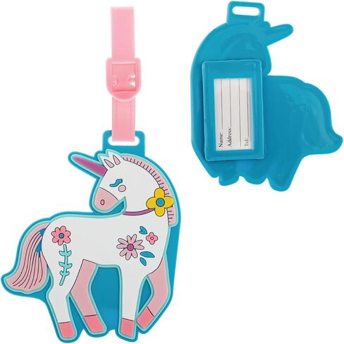 Stephen Joseph, Kids Luggage Tag, Cute Suitcase Tag with Name ID Card, Unicorn in Saudi Arabia