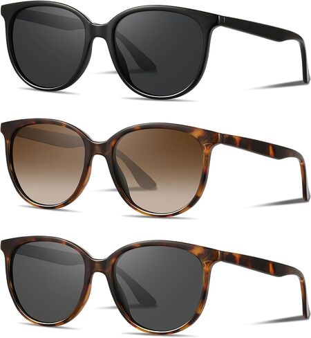 Retro Polarized Sunglasses for Women Men Classic Vintage Style Trendy Shade UV400 Protection Lens in Saudi Arabia