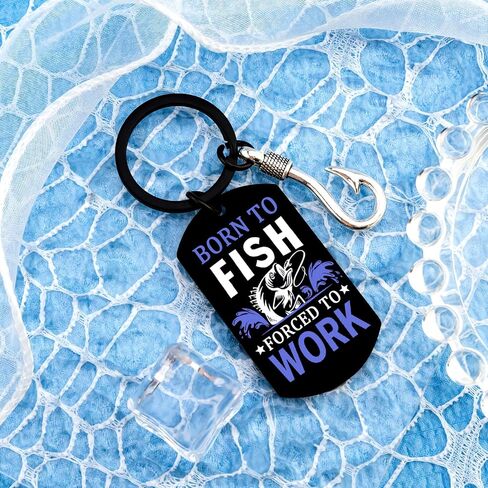 Fishing Gifts for Men Fish Keychain Cool Fishing Accessories for Fisherman Dad Fathers Day Fisherman Gifts for Husband Boyfriend Birthday Christmas Gift for Adults Fish Stuff in Saudi Arabia