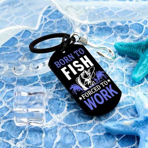 Fishing Gifts for Men Fish Keychain Cool Fishing Accessories for Fisherman Dad Fathers Day Fisherman Gifts for Husband Boyfriend Birthday Christmas Gift for Adults Fish Stuff in Saudi Arabia