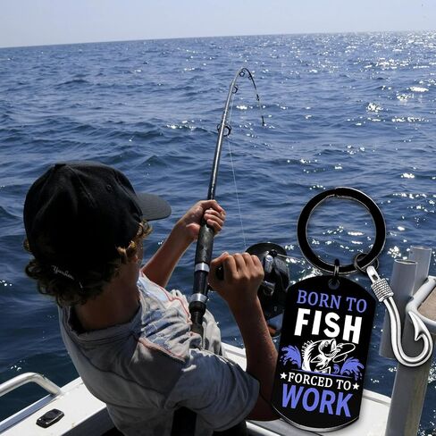 Fishing Gifts for Men Fish Keychain Cool Fishing Accessories for Fisherman Dad Fathers Day Fisherman Gifts for Husband Boyfriend Birthday Christmas Gift for Adults Fish Stuff in Saudi Arabia
