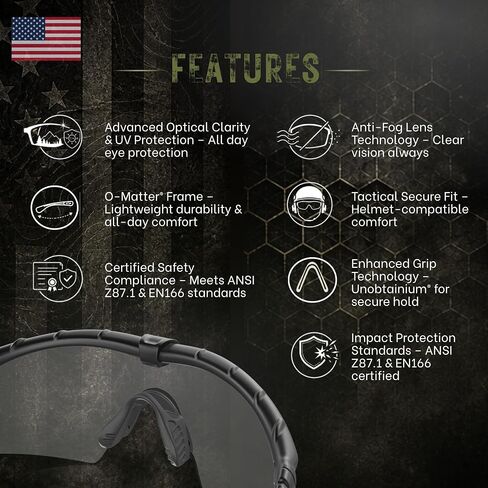 Oakley Standard Issue SI M Frame 2.0 صناعي - نظارات شمسية من الزجاج الآمن بدرجة عسكرية مع مجموعة نظارات رسمية in Kuwait