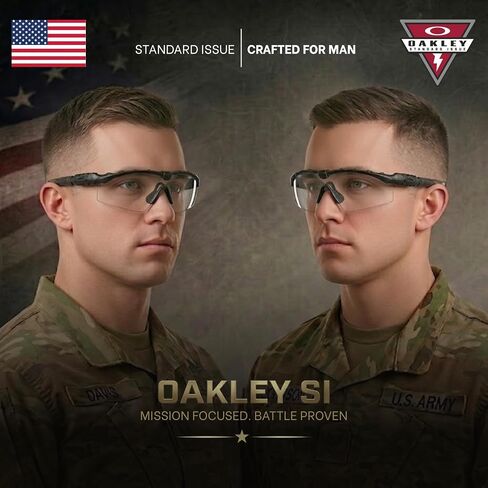 Oakley Standard Issue SI M Frame 2.0 صناعي - نظارات شمسية من الزجاج الآمن بدرجة عسكرية مع مجموعة نظارات رسمية in Kuwait