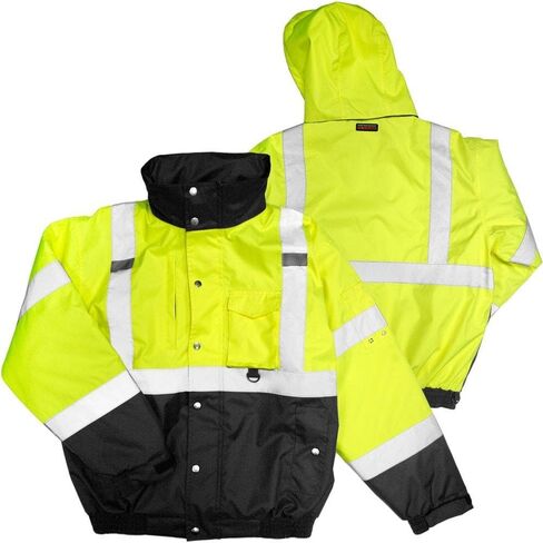 ML Kishigo JS130 Ripstop Fleeced Lined Bomber Jacket, Size: in Kuwait