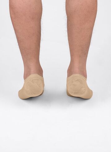 Hugh Ugoli Men Bamboo No Show Socks, Non Slip, Soft,Thin, Low Cut, Seamless Toe, Shoe Size: 11-13/8-11 6&12 Pairs in Saudi Arabia