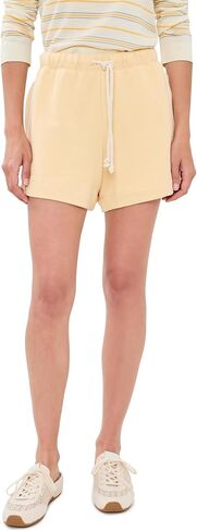 DONNI. Women's The Stripe Eco-Terry Shorts in Saudi Arabia