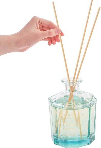 COCORRÍNA Reed Diffuser - Ocean Breeze 8.5oz Flower Reed Diffuser Set with 8 Sticks, Home Fragrance Reed Diffuser for Home Bedroom Office Bathroom Shelf Decor (Master Collection) in Saudi Arabia