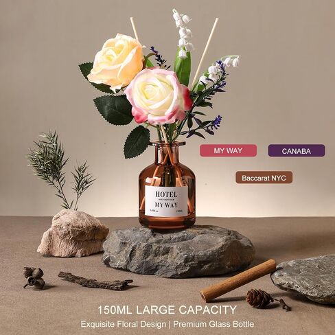 My Way Hotel Reed Diffuser – Scented Sticks for Home & Office | My Way Hotel Reed Diffuser Sticks Set – Luxury Long-Lasting Scent for Bedroom, Bathroom, Living Room & Office in Saudi Arabia